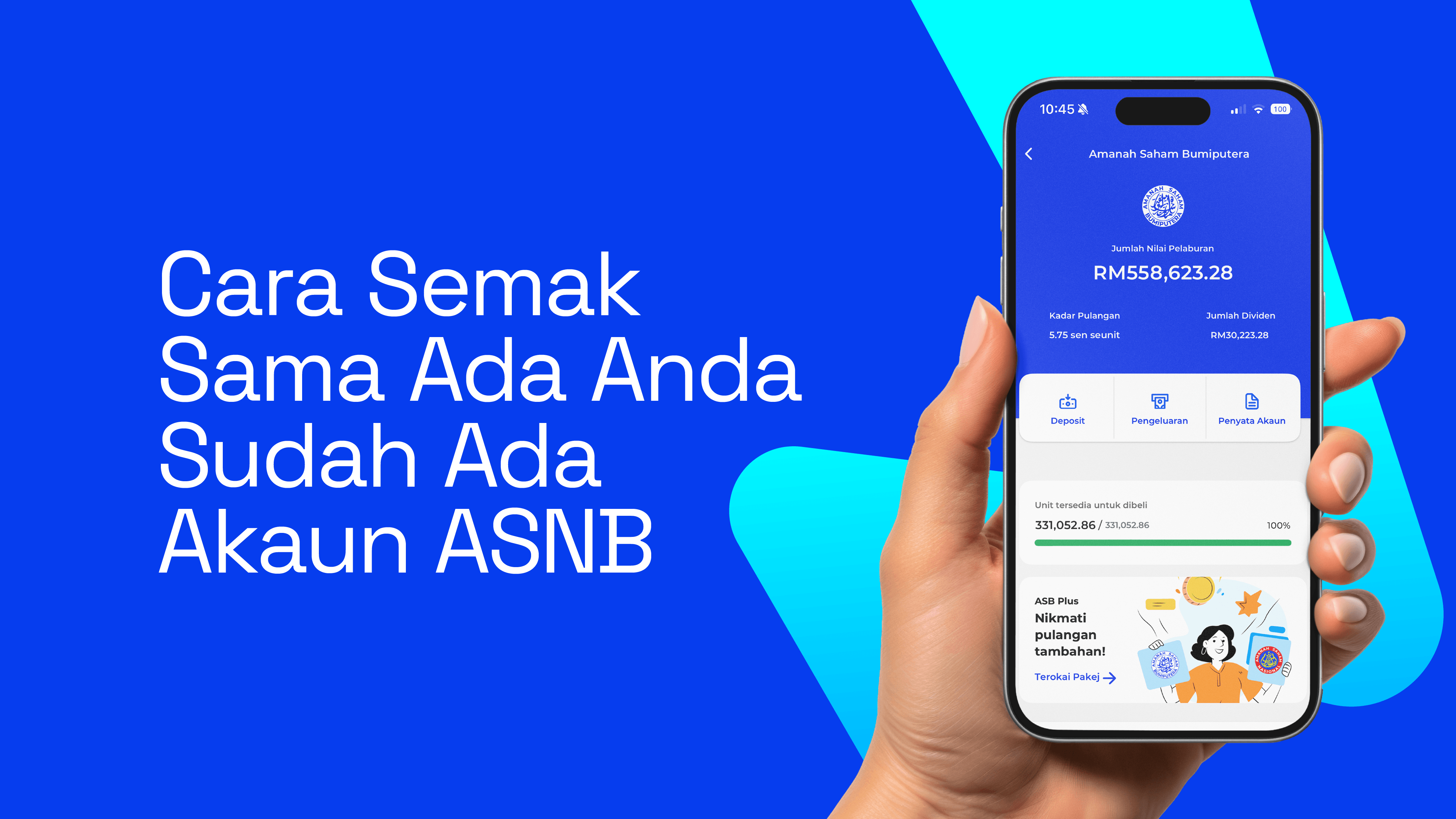 Cara Semak Sama Ada Anda Sudah Ada Akaun ASNB